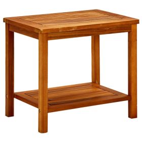 Coffee Table 19.6"x13.7"x17.7" Solid Acacia Wood